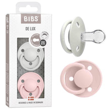 Load image into Gallery viewer, BIBS Pacifier De Lux 2 Pack Silicone Onesize
