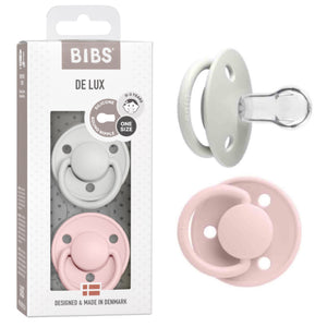 BIBS Pacifier De Lux 2 Pack Silicone Onesize