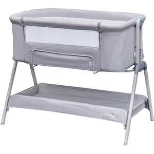 KV Snoozie Bedside Crib Grey
