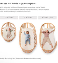 Load image into Gallery viewer, Stokke Mini / Sleepi Bed Fitted Sheet Mickey Celebratio
