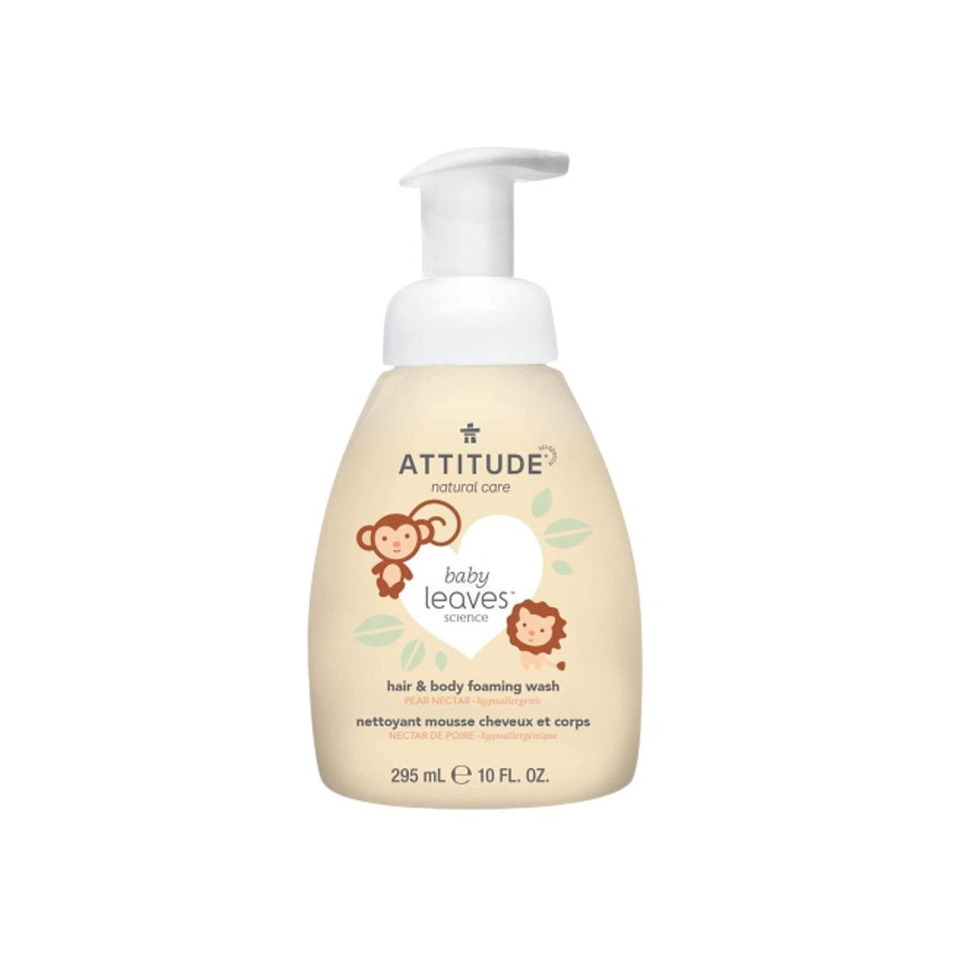 Attitude Baby Leaves 2in1 Hair and Body Foaming Wash 295 ml