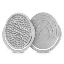 Load image into Gallery viewer, Haakaa Rainbow Silicone Shampoo Brush Grey 0m+
