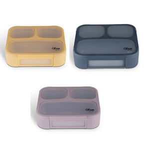 Lunch Box with Fork & Spoon - Purple