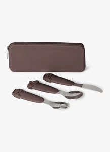 Citron - Silicone Cutlery Set with Pouch