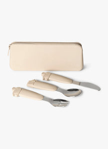 Citron - Silicone Cutlery Set with Pouch