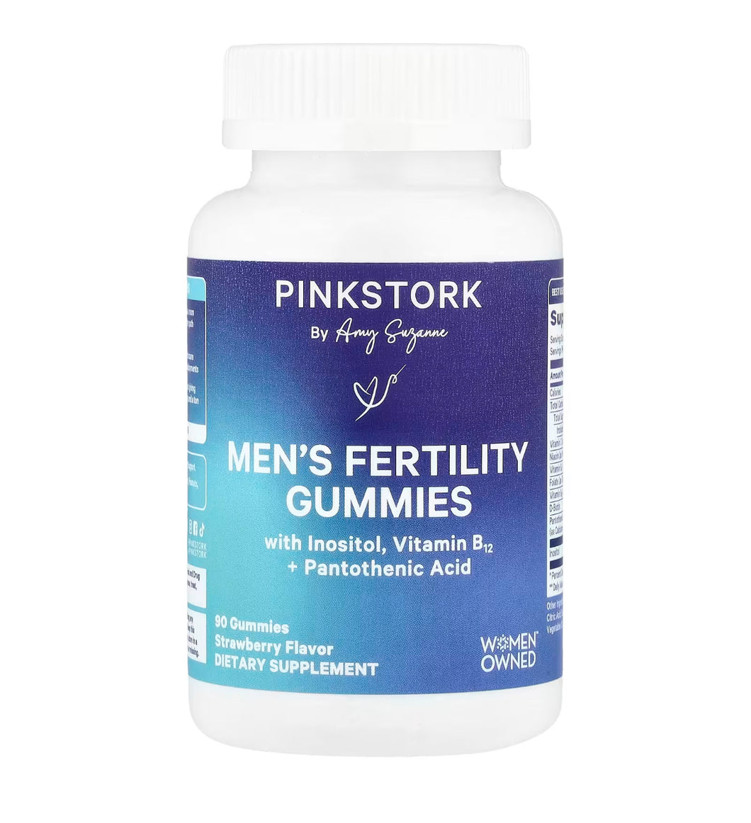 Pink Stork Fertility Supplement  90 Gummies for Men