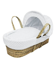 Load image into Gallery viewer, Kinder Valley Soft Bubbles Moses Basket with Folding Stand
