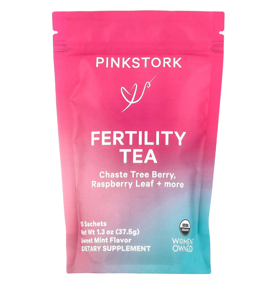 Pink Stork Fertility Tea Mint Flavor Tea-15 Sachets