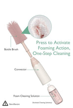 Load image into Gallery viewer, MomCozy Press Foaming+Cleaning Bottle Brush Set
