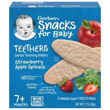 Load image into Gallery viewer, Gerber, Snacks for Baby, Teethers, Gentle Teething Wafers, 7+ Months
