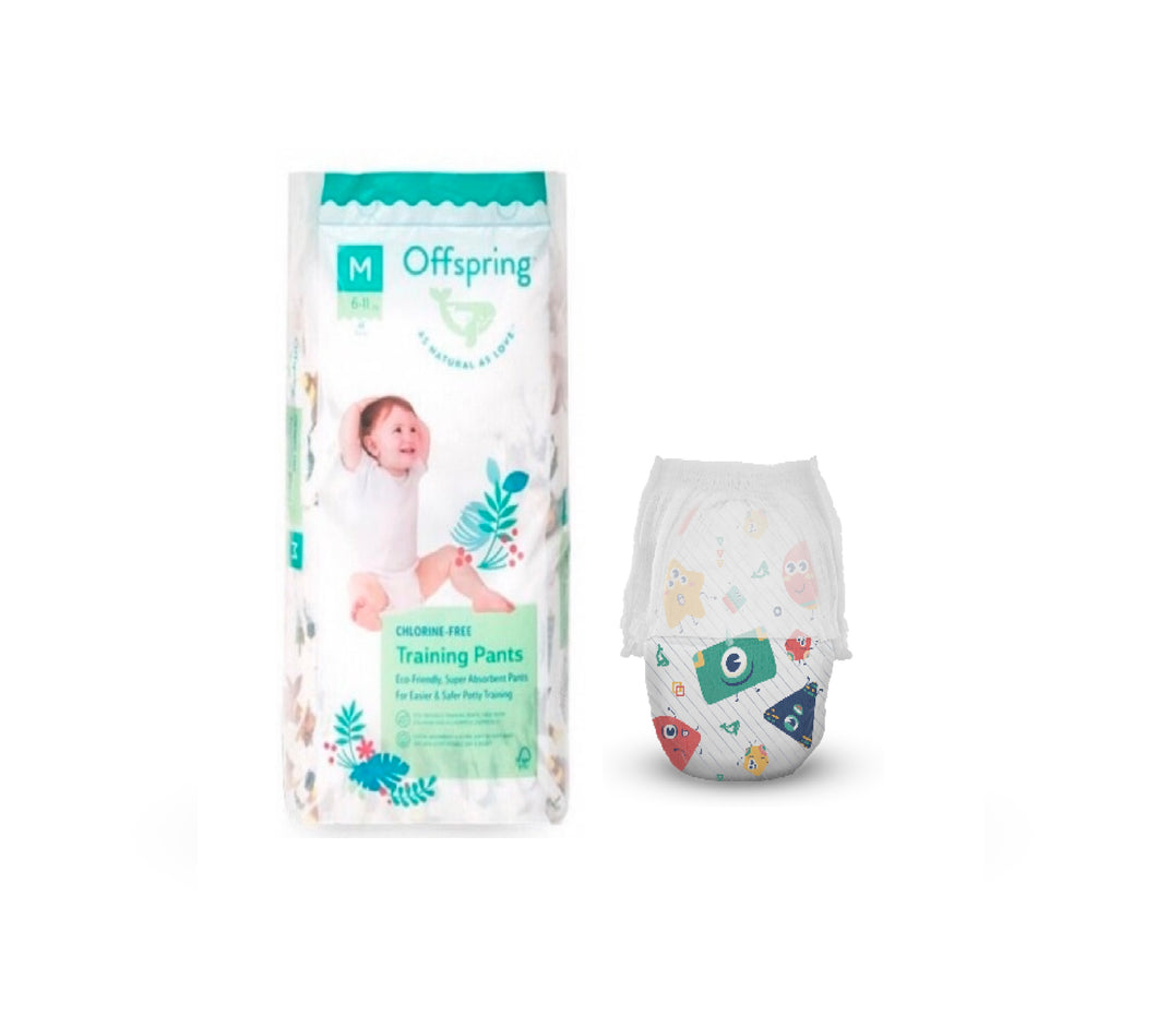 Offspring Training Diapers M Size -(Pants) 1 Pack (42pcs) 6-11kg