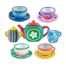 Load image into Gallery viewer, Galt Paint a Tea Set 12 Bright Ceramic Paints
