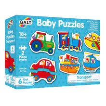 Load image into Gallery viewer, Galt Baby Puzzles, 6 First Puzzles Transport
