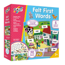 Load image into Gallery viewer, Galt Felt First Words 5 Colourful Pictures 50 Fun Felt Pieces
