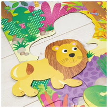Load image into Gallery viewer, Galt Giant Floor Puzzle Jungle 8 Template Pieces
