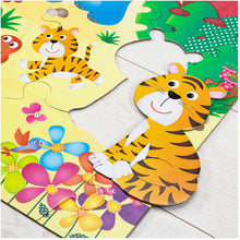 Load image into Gallery viewer, Galt Giant Floor Puzzle Jungle 8 Template Pieces
