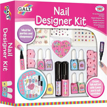 Load image into Gallery viewer, Galt Nail Designer Kit Create Fab Nail With 2 Pens &amp; 8 Nail Varnishes 3yrs+
