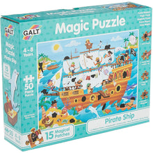 Load image into Gallery viewer, Galt Magic Puzzles Pirate Ship 15 Magical Patches 4-8yrs
