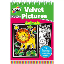 Load image into Gallery viewer, Galt Velvet Pictures Animals 10 Fun Velvet Pictures
