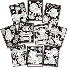 Load image into Gallery viewer, Galt Velvet Pictures Animals 10 Fun Velvet Pictures
