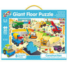 Load image into Gallery viewer, Galt Giant Floor Puzzle 30 Pieces Puzzle Construction 3-6yrs

