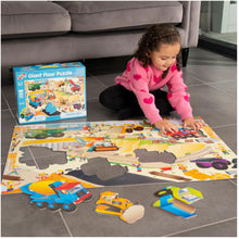 Load image into Gallery viewer, Galt Giant Floor Puzzle 30 Pieces Puzzle Construction 3-6yrs
