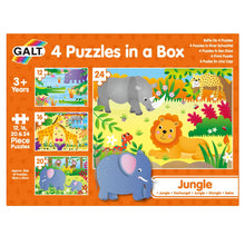 Load image into Gallery viewer, Galt 4 Puzzles In A Box Jungle
