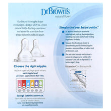 Load image into Gallery viewer, Dr. Brown’s Natural Flow Anti-Colic Options+ Narrow Baby Bottle, Pink, 120ml, Slow Flow, 0m+, 3 Pcs
