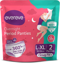 Load image into Gallery viewer, Evereve Overnight Period Panties 2pc
