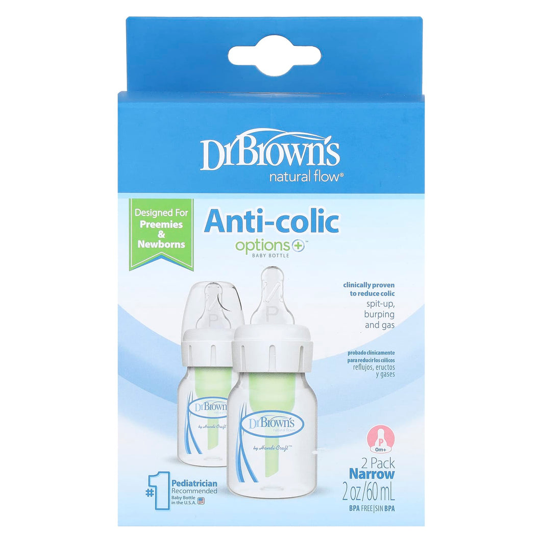 Dr. Brown's Natural Flow  (0m+)2 Pack Bottles 60ml