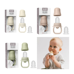 Bibs Baby Feeder with 2 silicone Nipples comparable with freezer