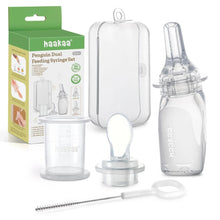 Load image into Gallery viewer, Haakaa Penguin Dual Feeding Syringe Set 0m+
