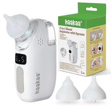 Load image into Gallery viewer, Haakaa 2in1 Nasal Aspirator With Sprayer

