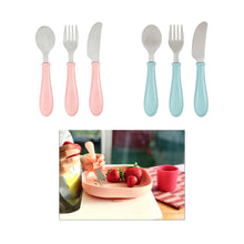 Load image into Gallery viewer, BEABA Stainless steel training cutlery Knife / Fork / Spoon
