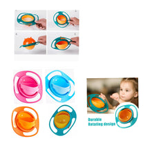 Load image into Gallery viewer, Babjem 360 Rotate Bowl (Multi Color)
