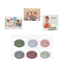 Load image into Gallery viewer, EZPZ Mini Mat feeding set - 100% Silicone Suction Plate
