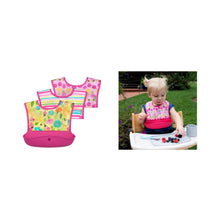Load image into Gallery viewer, GREEN SPROUTS SNAP &amp; GO SILICONE FOOD-CATCHER BIB (6-18MO)
