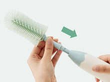 Load image into Gallery viewer, Mom Cozy Press Foaming + Cleaning Bottle Brush Set Green
