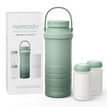 Load image into Gallery viewer, Momcozy Portable Breast Milk Cooler 650ml With 2 Bottles
