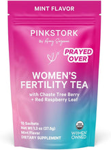 Load image into Gallery viewer, Pink Stork Fertility Tea Mint Flavor Tea-15 Sachets

