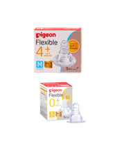 Load image into Gallery viewer, Pigeon Flexible Silicone Nipple
