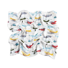 Load image into Gallery viewer, Little Unicorn Deluxe Muslin Swaddle Air Show
