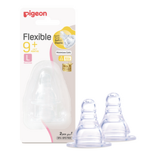 Load image into Gallery viewer, Pigeon Flexible Soft &amp; Elastic Nipples
