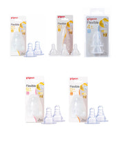 Load image into Gallery viewer, Pigeon Flexible Soft &amp; Elastic Nipples
