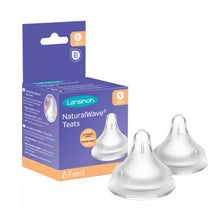 Load image into Gallery viewer, Lansinoh Natural Wave Teats 6m+ Fast Flow

