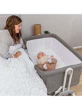 Load image into Gallery viewer, KV Snoozie Bedside Crib Grey
