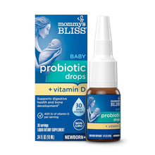 Load image into Gallery viewer, Mommy&#39;s Bliss Baby Probiotic Drops + Vitamin D (newborn)
