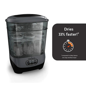 Baby Brezza Sterilizer And Dryer Advanced Black