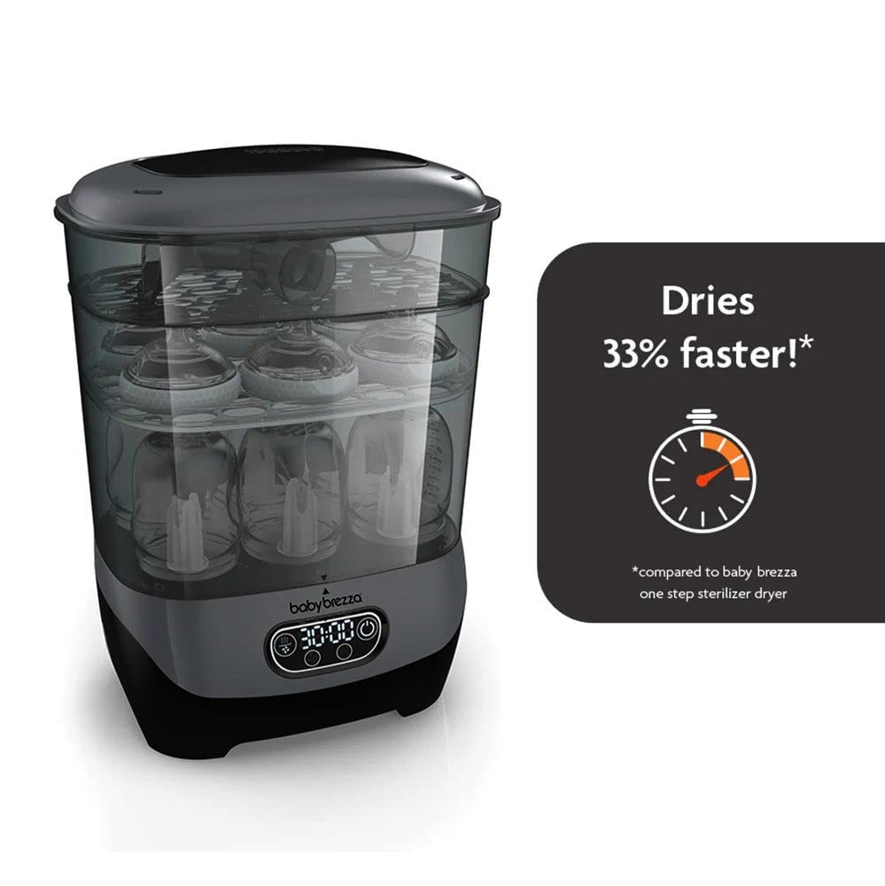 Baby Brezza Sterilizer And Dryer Advanced Black