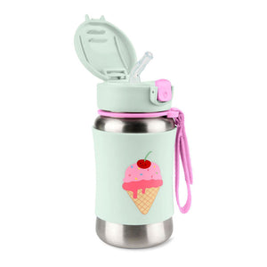 SkipHop Spark Style Stainless Steel Straw Bottle